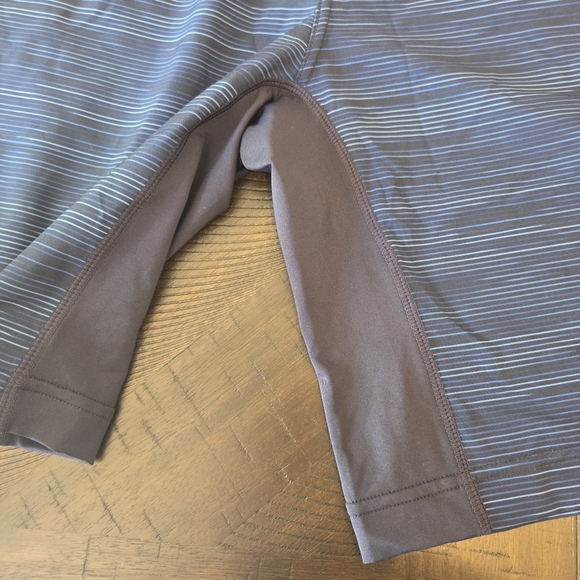 NWT GAIAM Men's Streak 9 In Short - Navy Blue Striped Athletic Shorts Large - Picture 4 of 14